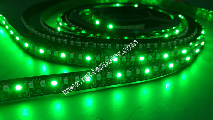 ws2811 3528 digital green led strips dc5v 144led per m