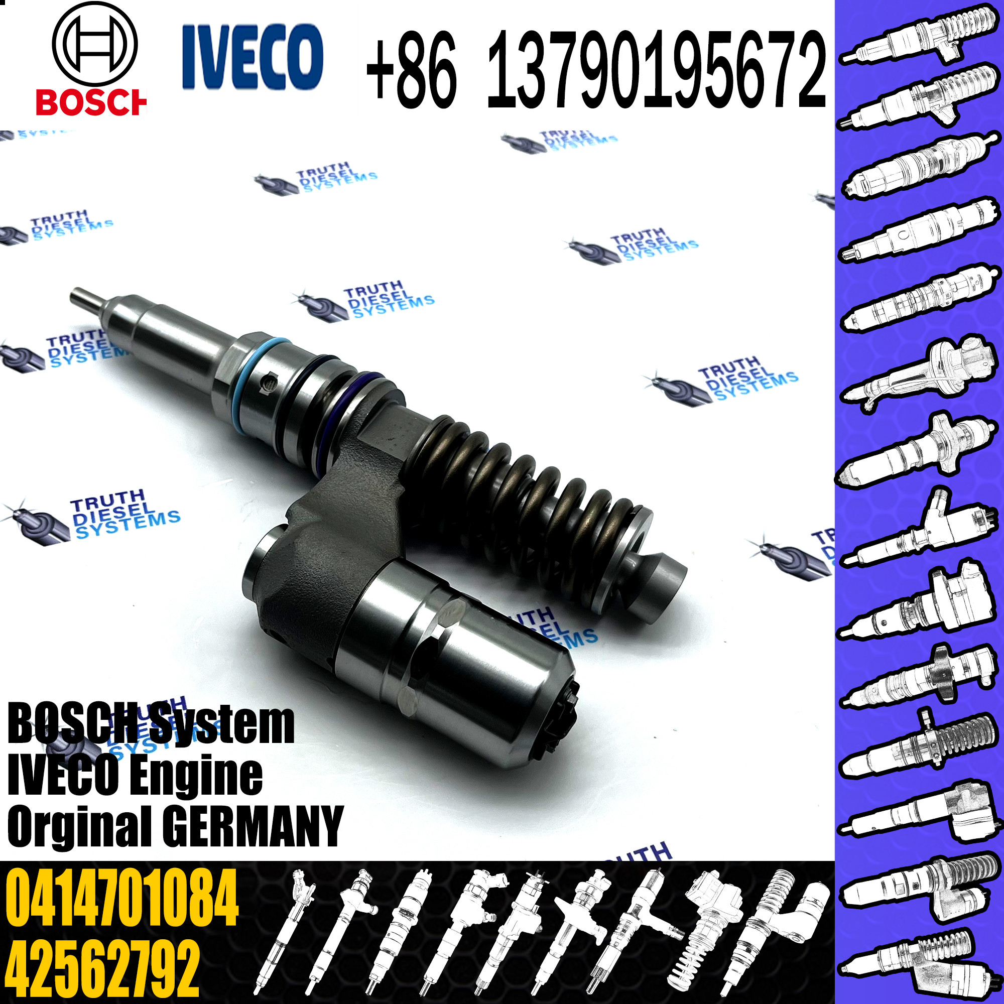 BOSCH fuel Unit pump assembly 0414701084 0414701006 0414701053 2991150 500339059 500304921 0986441103 for IVECO truck