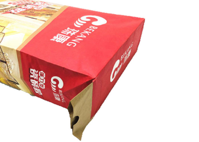 Industrial Multiwall Paper Bags Large Capacity Reusable Heavy Duty Kraft Paper Bags