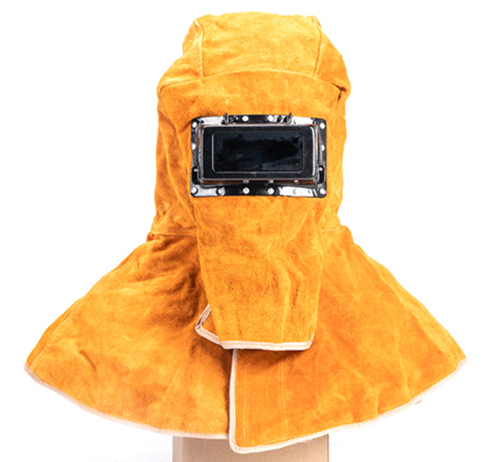 Automatic Welding Helmet Argon Arc Head Mounted Cowhide Welding Mask