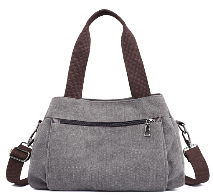 Custom Large Plain Canvas Grocery Bags Heavy Duty Reusable Ergonomic Design