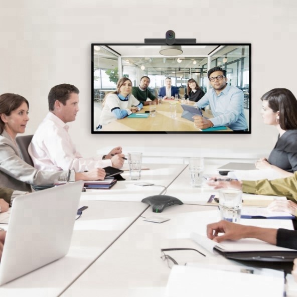 4K Remote Audio Video Conference Endpoint Android 3in1 Video Conference Device with 1080p Camera for Office Video Meetin