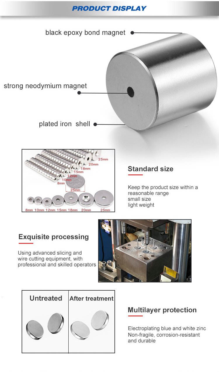 Cast Alnico 8 Diametrically Magnetized Neodymium Magnets For Wheel Motor