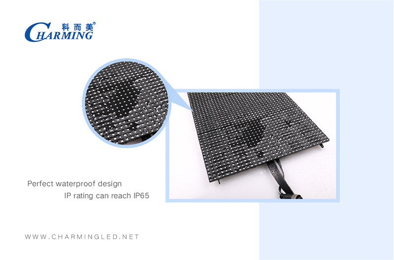 SMD3528 135W Thin Flexible LED Screen , Ultra Slim Flexible LED Video Display