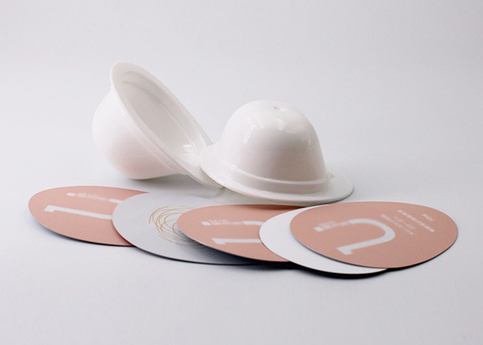 6g Plastic Empty Facial Paste Clay Packing Pods With Sealing Film