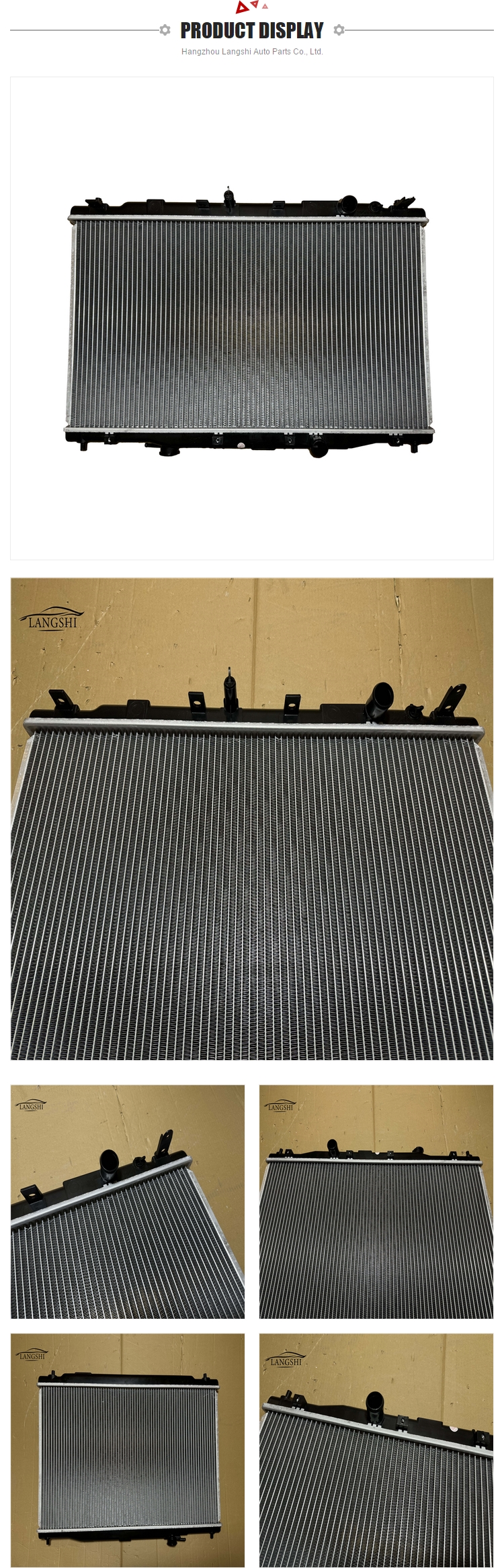 2.4 Engine Aluminum Radiator for HONDA CR-V CRV 2012- Auto Parts Car Cooling System