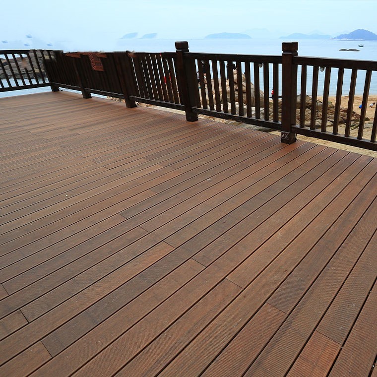 CARB Patio Marine Bamboo Composite Decking Flooring For Yachts