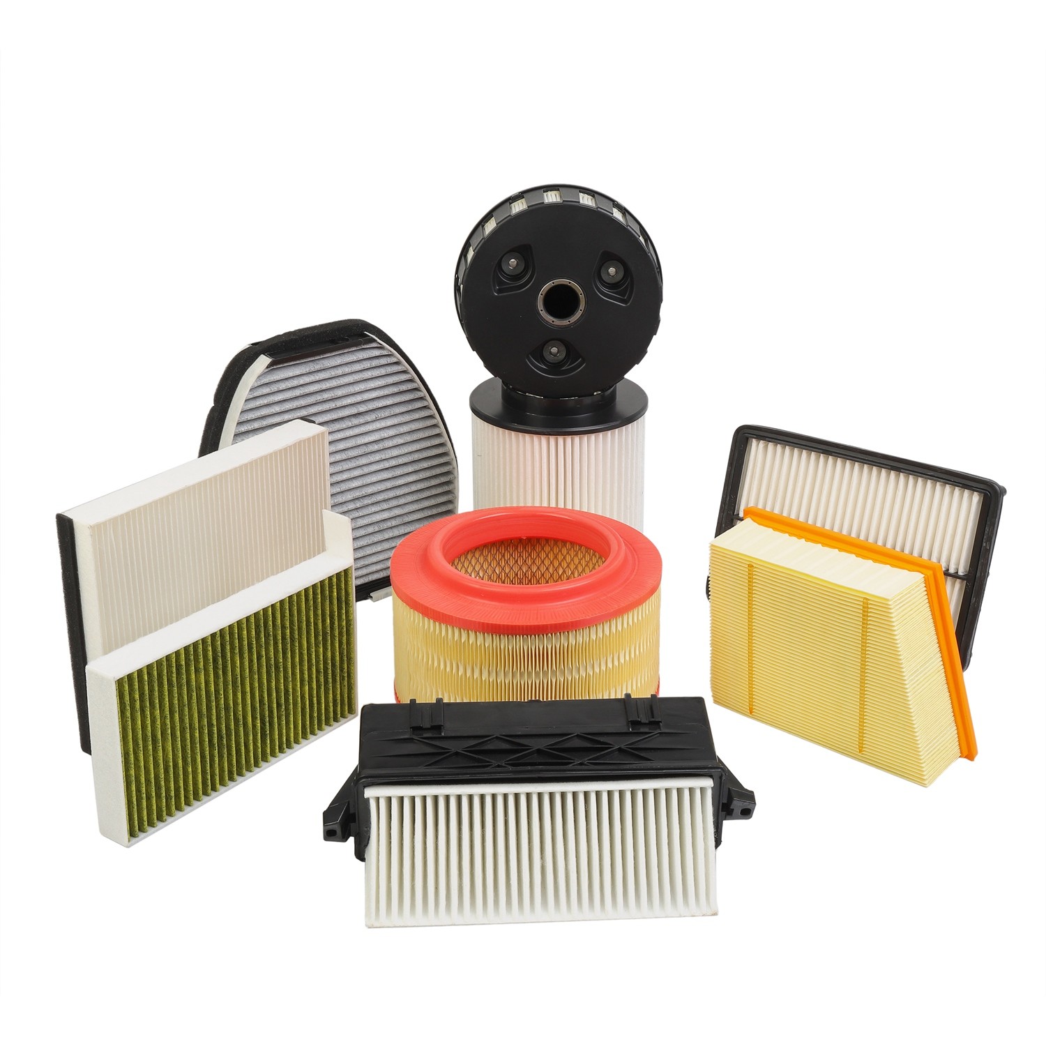 Semi- Adhesive Paper Auto Air Filter For Toyota Tundra 3.5t OE No. 17801-F4010