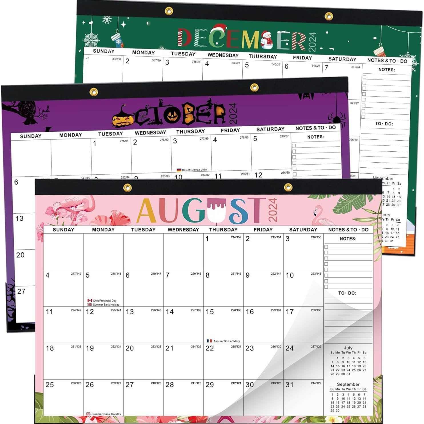 Customized Personalized Calendar Printing on Paper and Spiral Binding