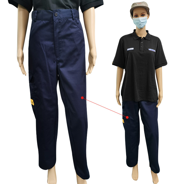Polyester Cotton Carbon Fiber Anti Static ESD Pants