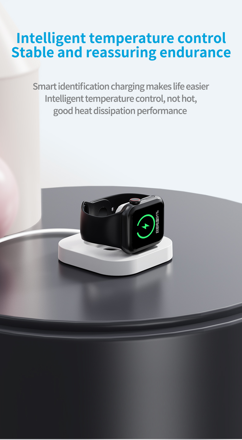 5V/2A Input Voltage and Current Magnetic Fast Wireless Charging Qi For Smart Watch iWatch
