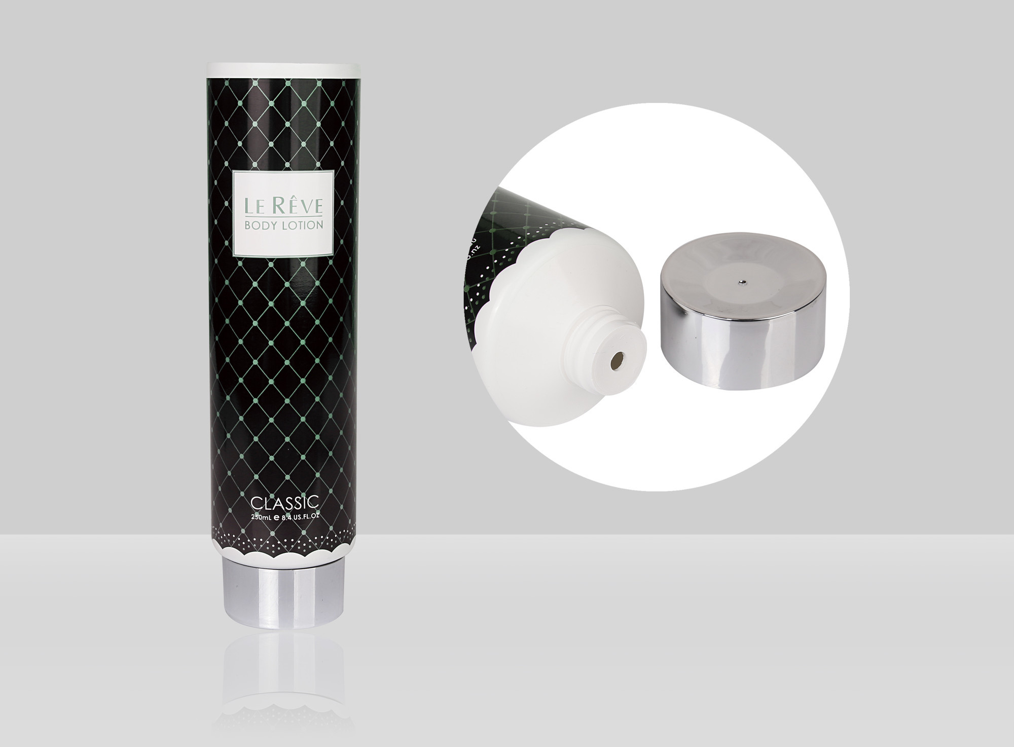 Custom Body Lotion Tubes Empty Cosmetic Squeeze Plastic Cleansing Tube With Flip Cap