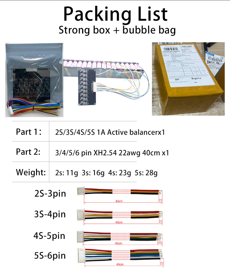 Enerkey Active Equalizer 1A 3S Inductive Balancer Lithium Ion/Lifepo4 Battery cell balancer for Bicycles