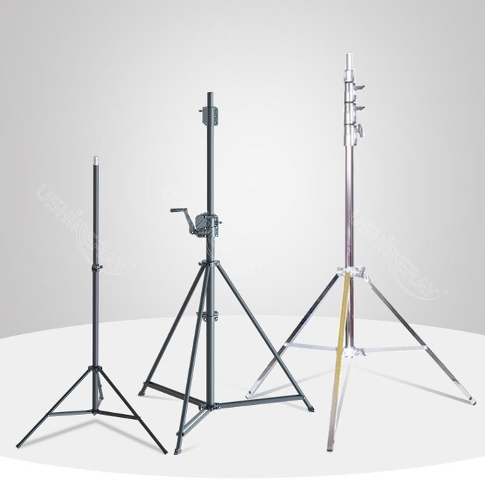 High Power Led Telescoping Light Tower 1400W Balloon Outdoor Tower Lights For Industrial