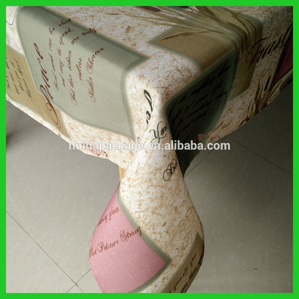 Heavy duty polyester printed tablecloths of made in China