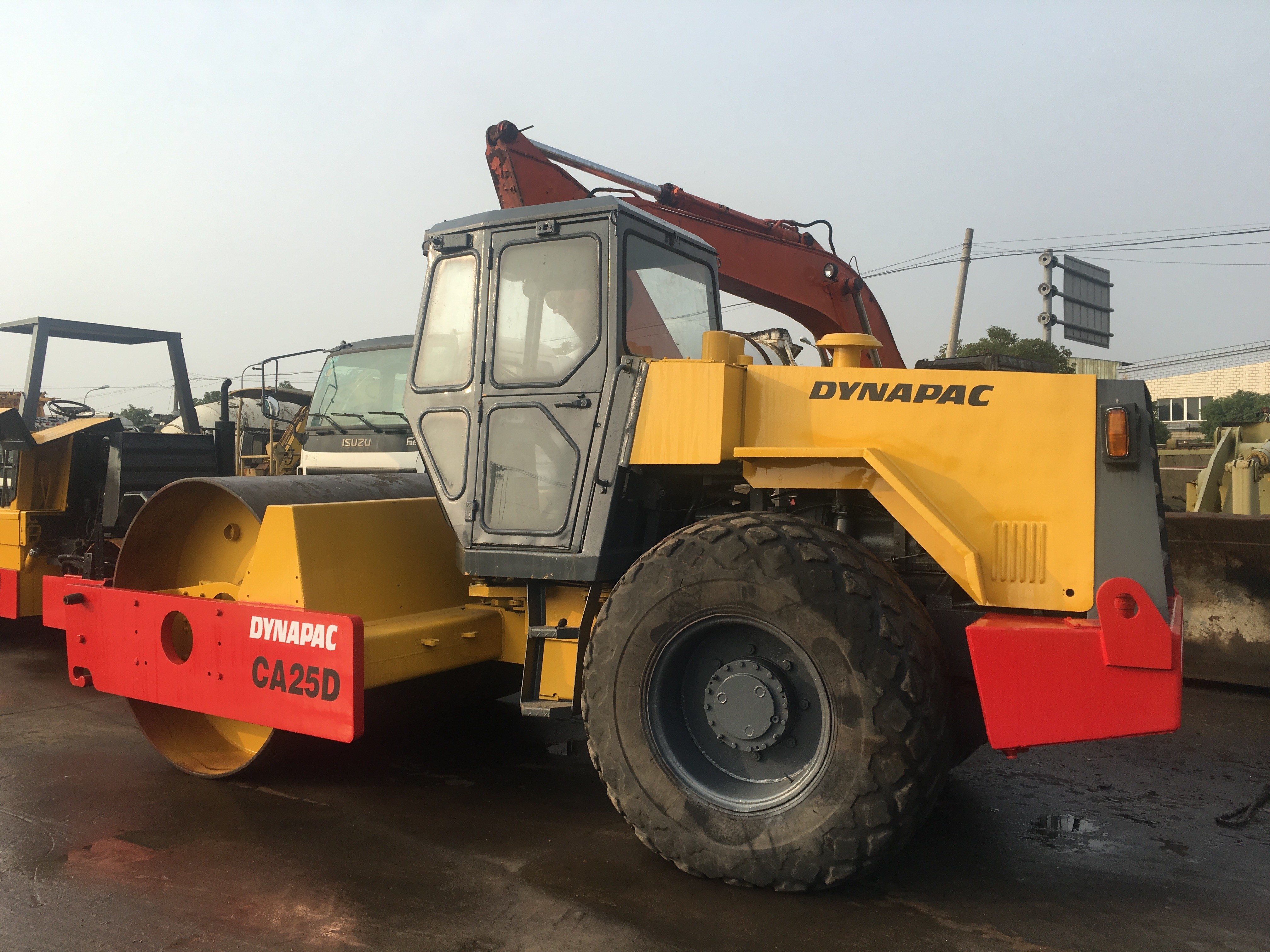 Used Dynapac Vibratory Roller , Used CA25`D CA25D CA30D Single Drum Road Roller