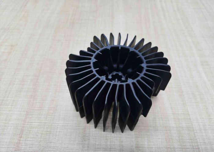 Black Anodizing Die Casting Parts / Round Aluminum Profile A380 For Heat Sink