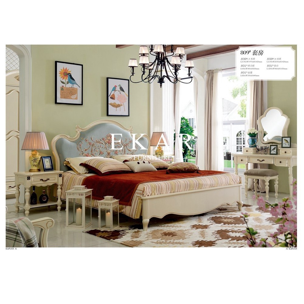 dining room classic wooden white showcase glass cabinet furniture