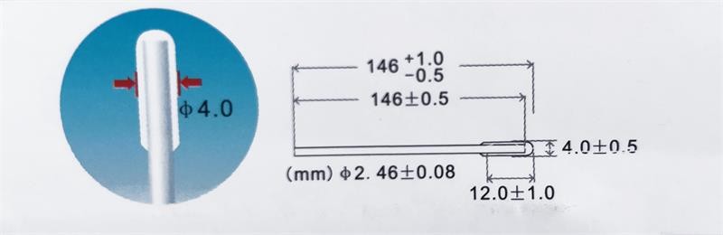 Long Handle Cotton Swabs Cleanroom Consumables 6 Inch Standard Paper / Wood Handle
