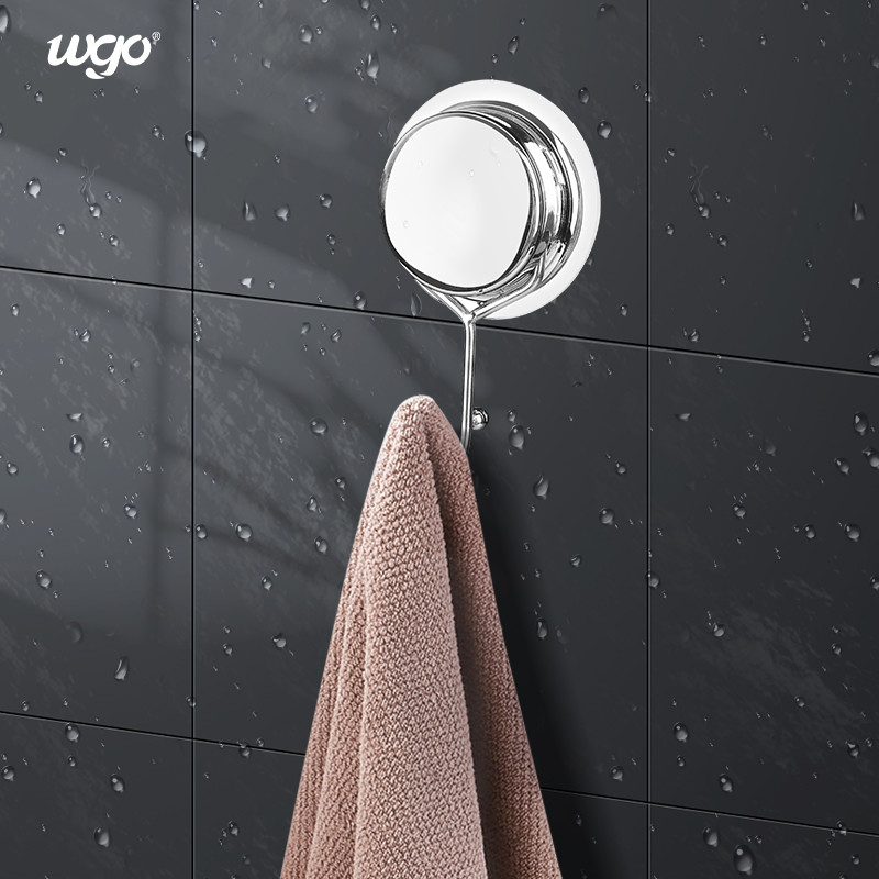 Strong Wall Mounted Suction Clip Hook For Towel Dishcloth Bathroom Kitchen