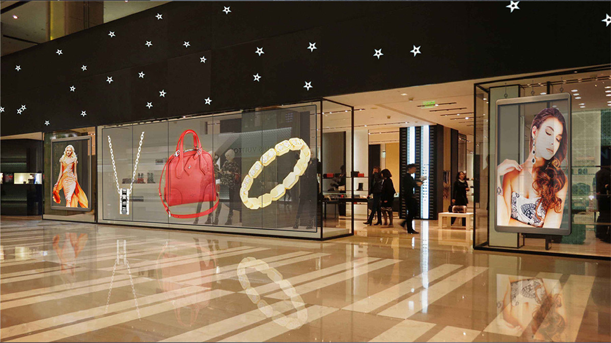 6.25mm-10mm Pixel Pitch Flexible Transparent Film LED Display Indoor Fixed Flexible LED Panel Screen Display