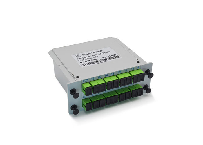 FTTX G657A1 Fiber Optic PLC Splitter 1x16 1X32 Modular design