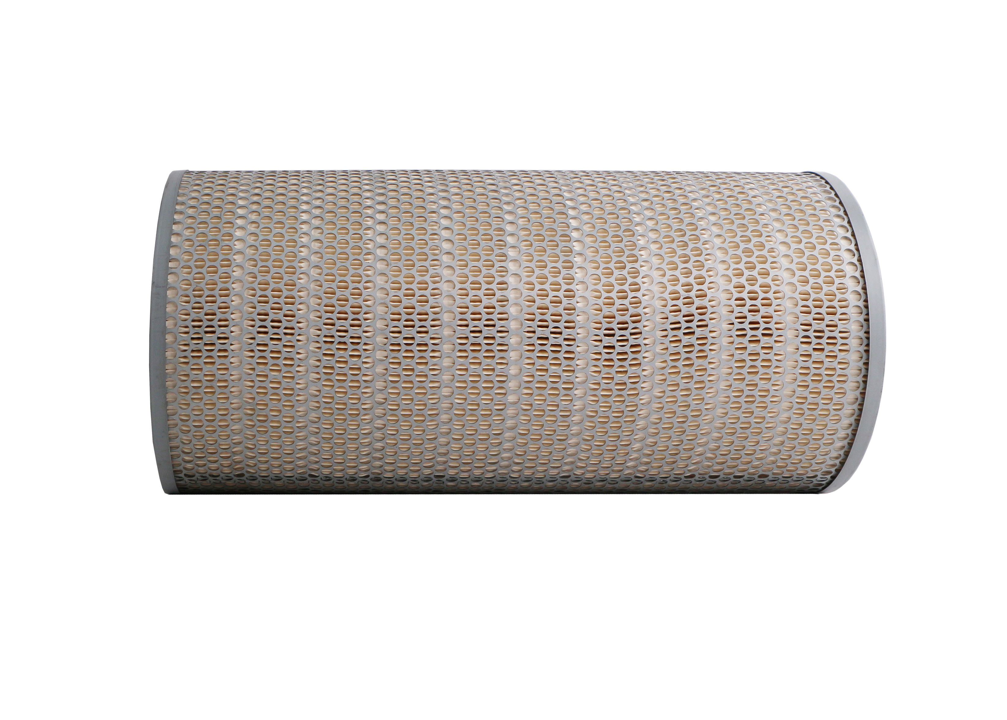 HVAC System Industrial HEPA Filter Cylinder Round Paper Glass Fiber For Air Ventilation