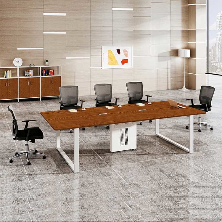 1.8m Executive Office Desks Wood Grain Color L Shape Executive CEO Desk