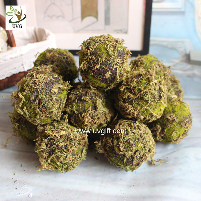 UVG preserved artificial moss stones décor rock for garden grass ornaments to planning a wedding GRS040