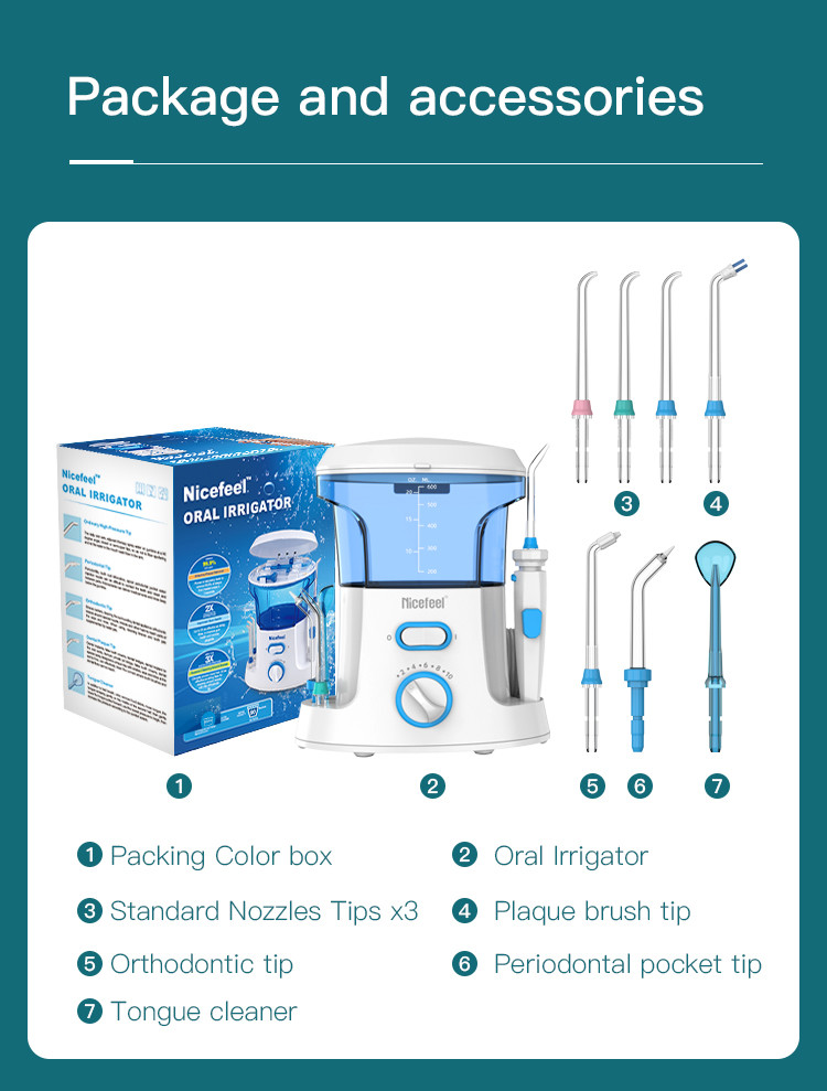 Oralginal 600ml Electric Water Jet Dental Floss 10+ Working Mode