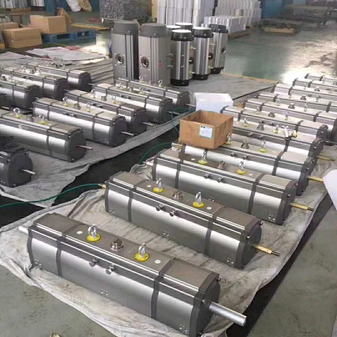 Rack and Pinion Three Position Type Pneumatic Actuator with ISO5211