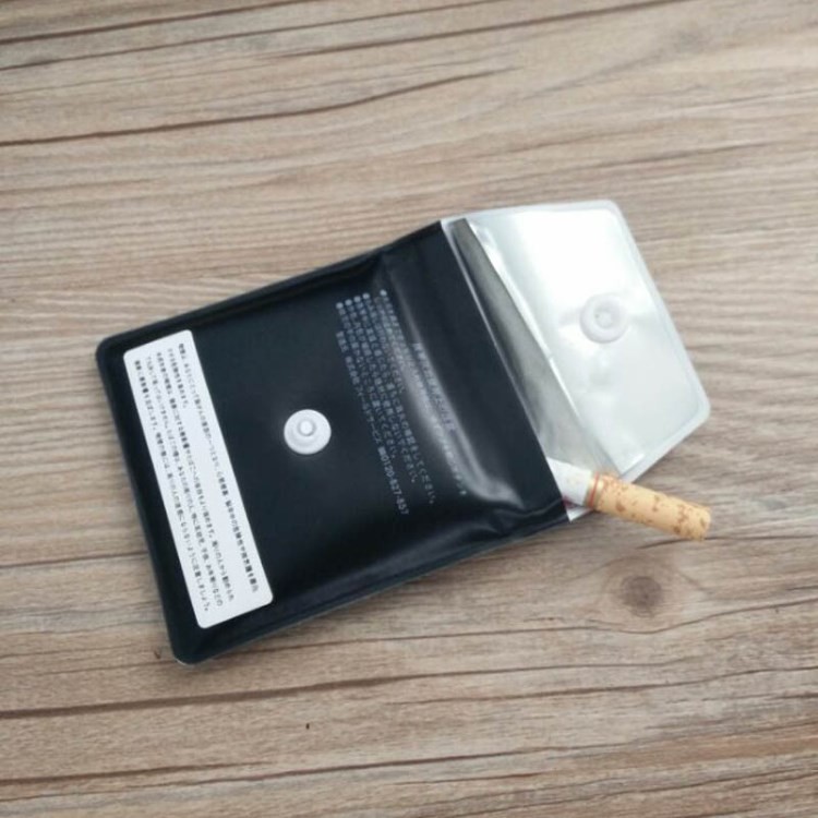 Disposable PVC EVA Pocket Ashtray Outdoor Eco Friendly OEM