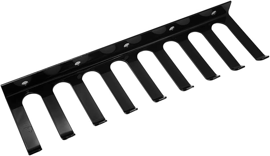 16 Bat Metal Baseball Bat Rack Holder for Wall Mount Sports Equipment Storage