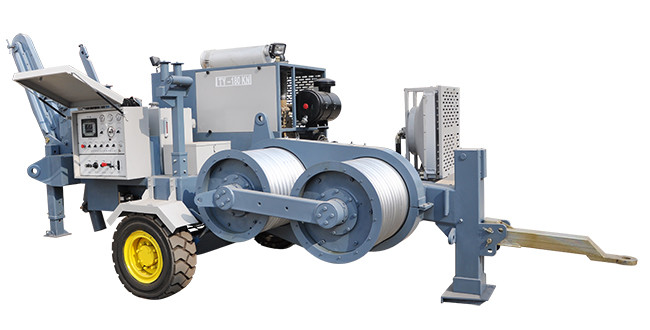 Cummins Engine 190kN Hydraulic Puller Conductor Stringing Equipment