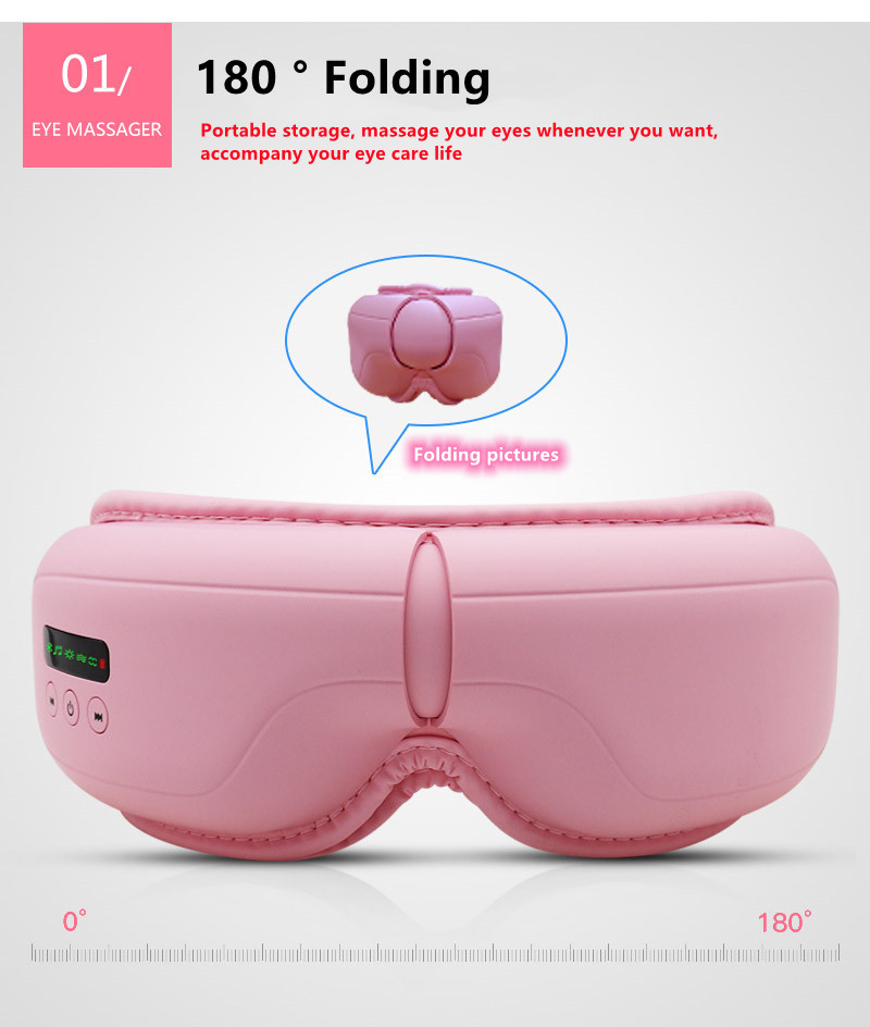 5V 1A Skin Tightening Device Vision Care Eye Massager Smart Pink