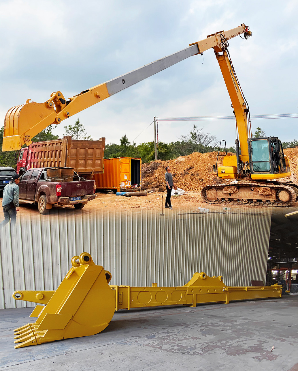 Excavator Telescopic Arm Use Larger Spring Piece Enhanced Better