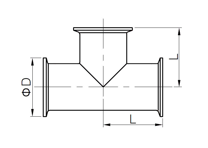 tri clamp tee