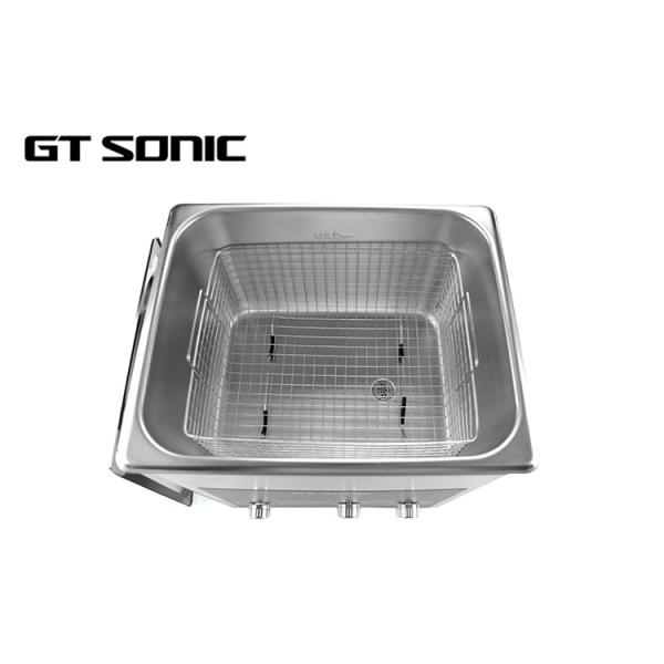 20 - 80℃ Heating Manual Ultrasonic Cleaner 2MM SUS304 Tank AC110 - 120V 60Hz