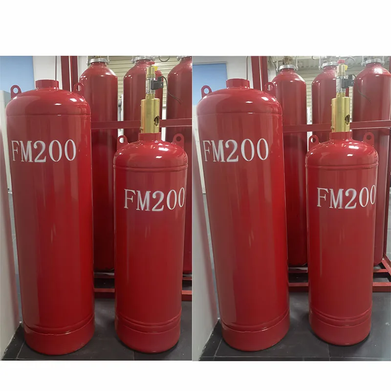 Storage Pressure Of 5.6Mpa FM200 Pipe Network System Flexible For Fire Protection 70L