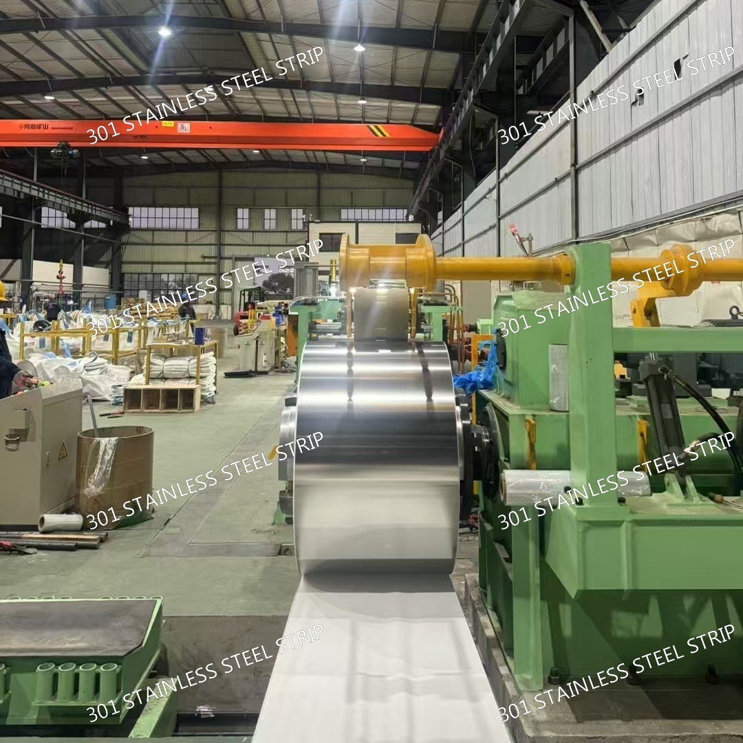 301 Stainless Steel Strip Full Hard Temper Custom Width / Thickness For Spring Clip Manufacturing