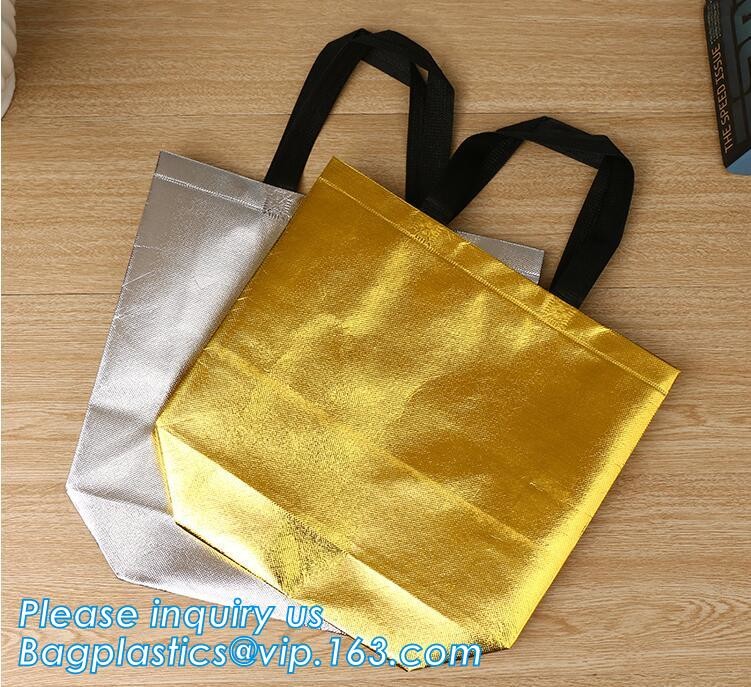 non-woven promotional shopping bag ultrasonic non woven bag, Custom printed tote non woven bag shopping shoulder bag pri