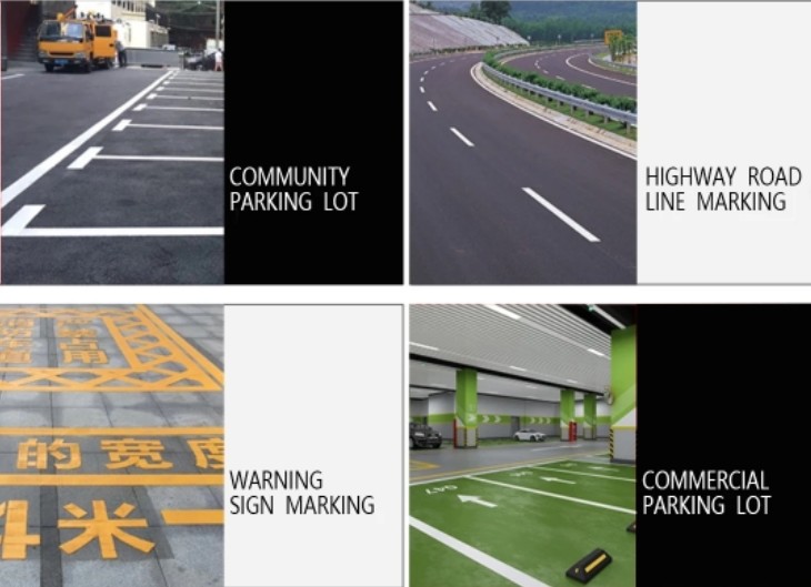 High Pressure Airless Spraying Road Marking Spray Paint Machine For Highway