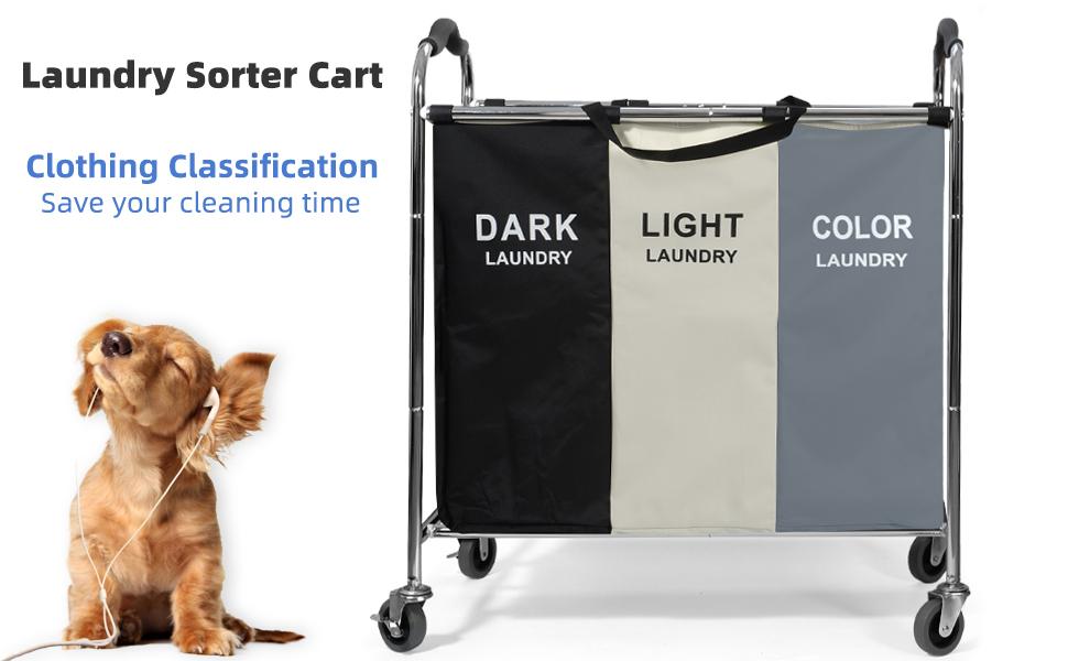 Laundry Sorter Cart