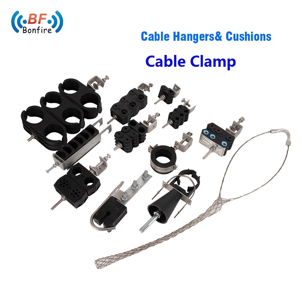 Combined Cable Clamp for Rru Fiber Optical Cable and DC Power Cable