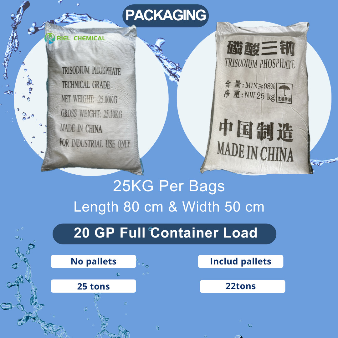 98% Trisodium Phosphate TSP CAS 7601-54-9 White Crystal for Softened Water Quality