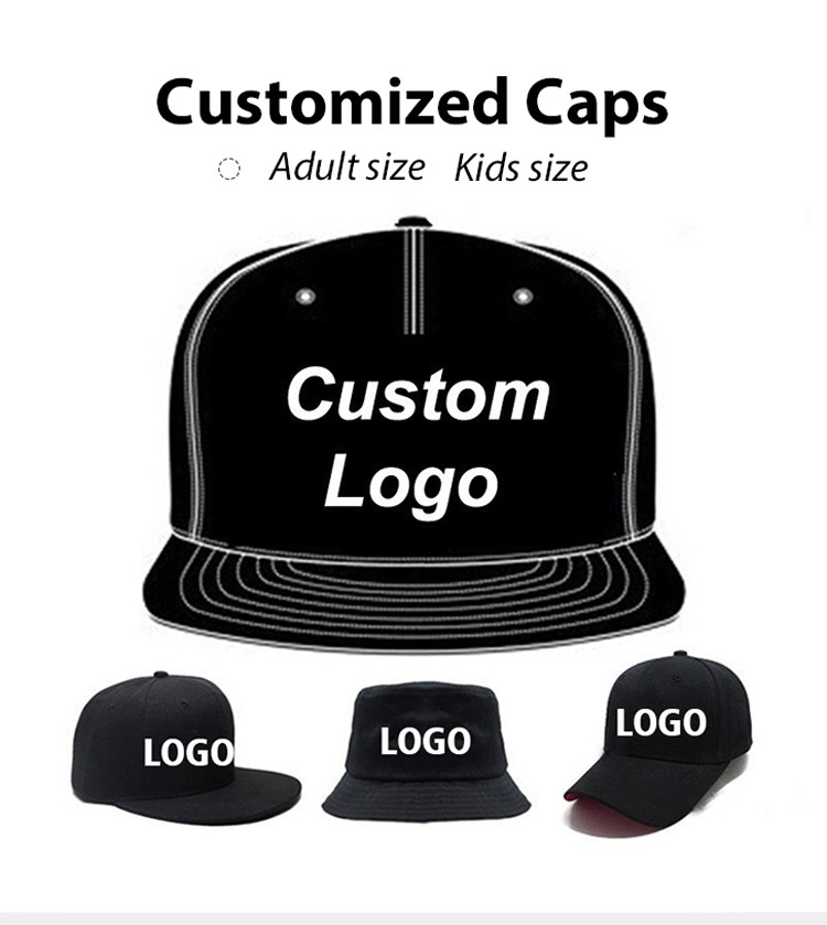 Ace Headwear Flat Embroidery Logo Caps Wholesale Snapback Cap Custom Bsci