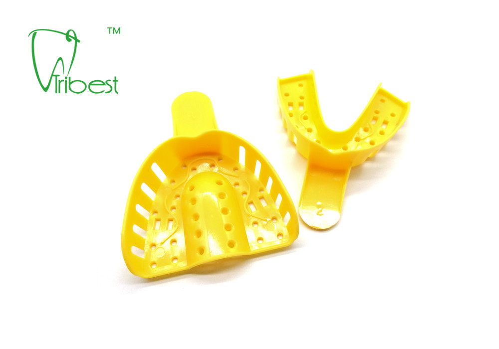 ABS Material Complete Denture Tray With Tapping Holes