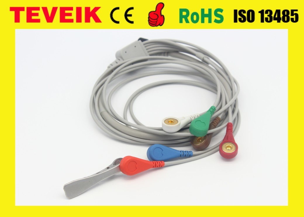 Stainless Steel animal clip ecg electrode for snap and clip