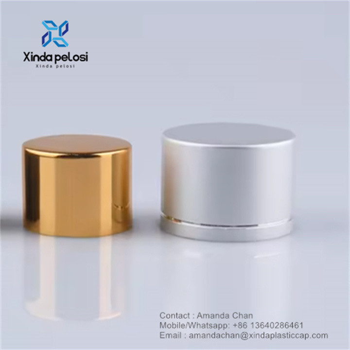 Cosmetic Top Plastic Bottle Cap Aluminium Screw Cap for bottle