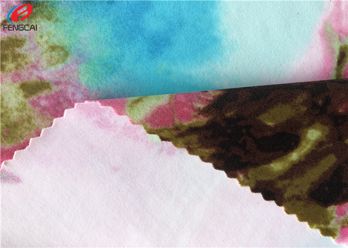 High Stretch Anti - UV Printed Nylon Spandex Fabric Swimwear Fabric
